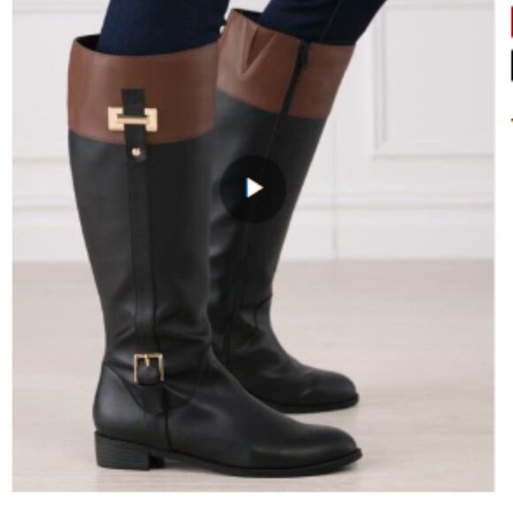 NWT Karen Scott Deliee 2  Woman Boots Size 9.5W -Wide Calf- Macy's-500 - Picture 1 of 6
